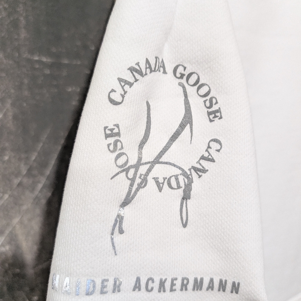 Canada Goose X Haider Ackermann PBI Crystal White Limited Edition Hoodie Large - Picture 7 of 14